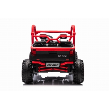 Auto dla dzieci na akumulator 4x75W Pojazd Farmer Truck UTV Racing Czerwony HC-307.CR